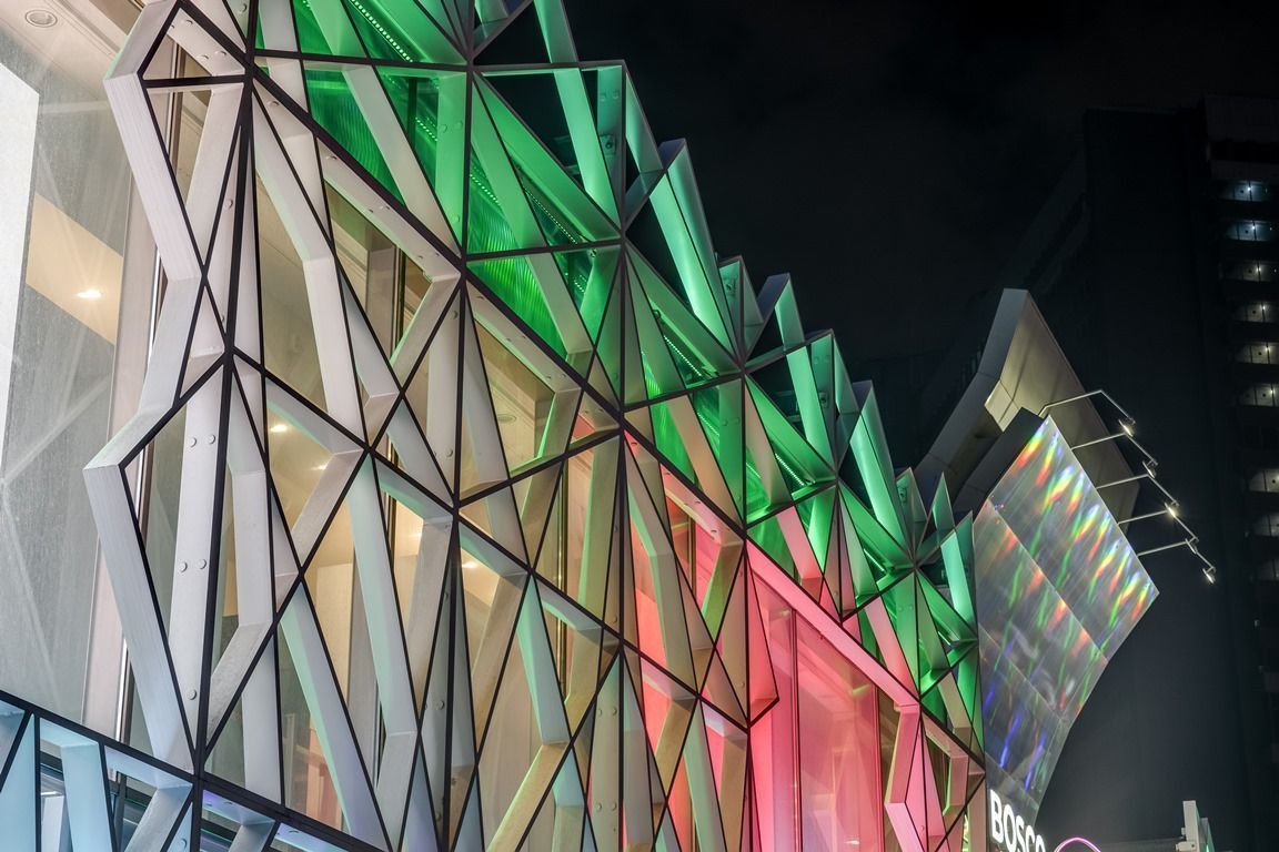Digital Lighting of the "BoscoVesna" Shopping Center