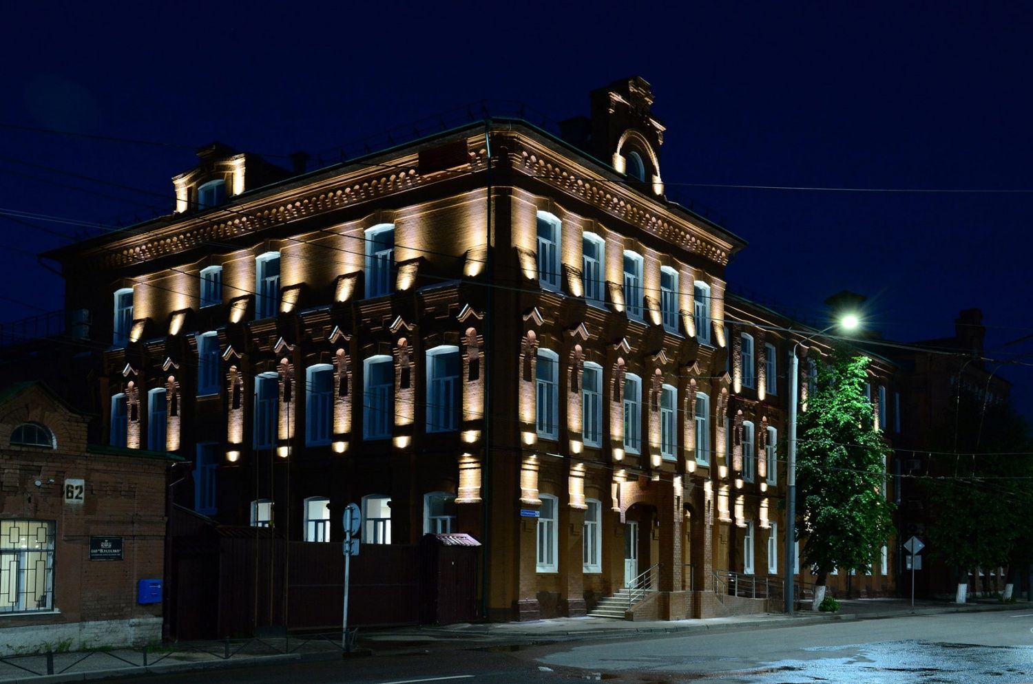 г. Владимир - освещение здания, Владимир, 2016