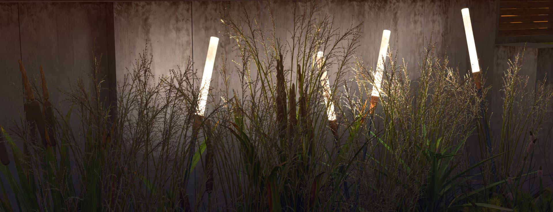 Купить садово-парковый LED светильник Reeds, от производителя - Купить грунтовые светодиодные светильники RADUGA.