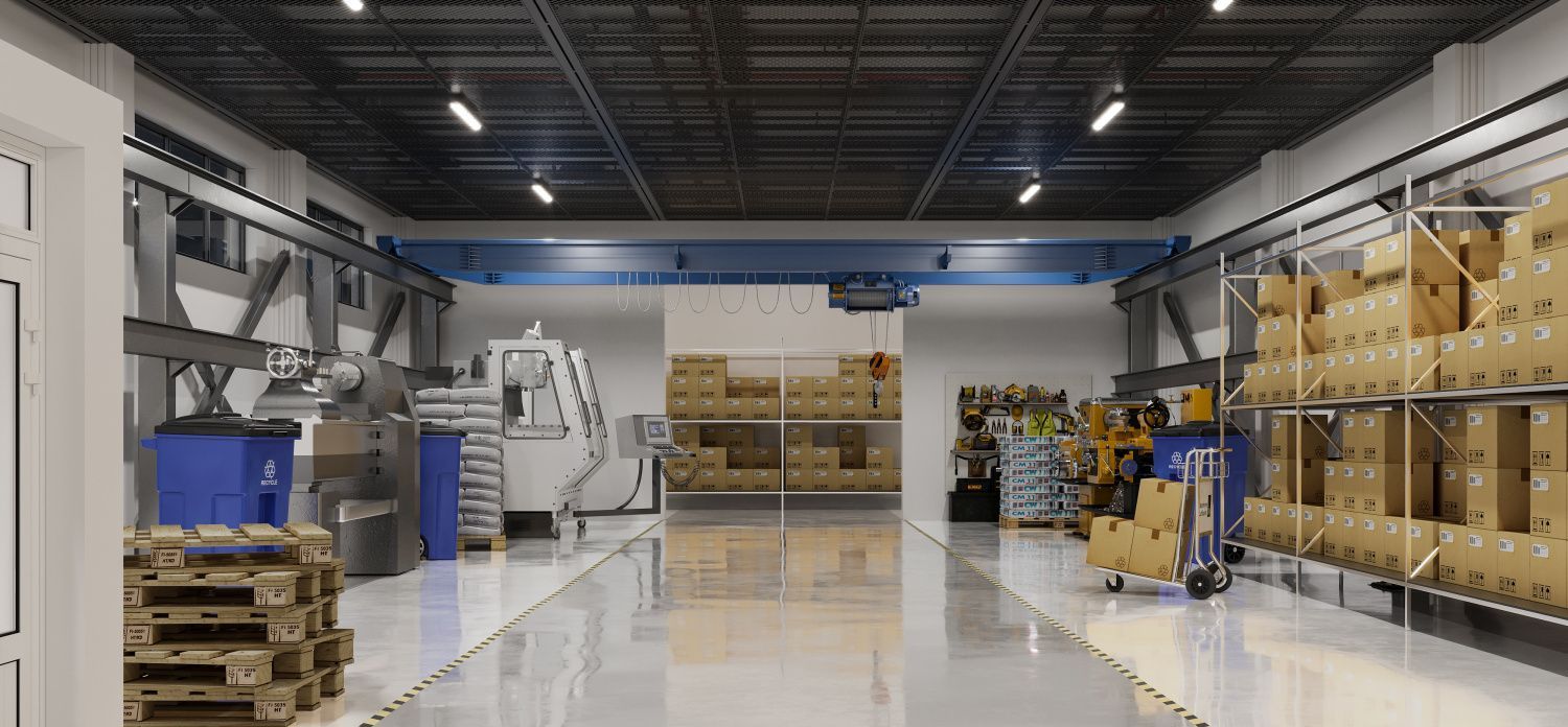 Flexible solution for warehouses and production