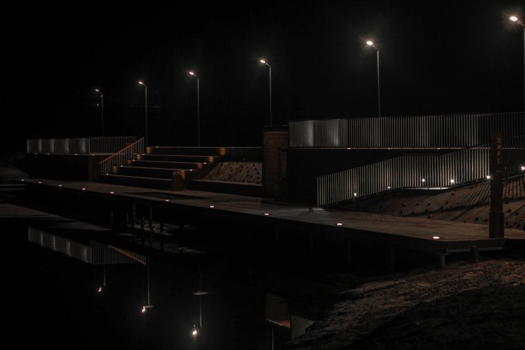 Ландшафтная подсветка парковой зоны, Волоколамск - освещение памятника, г. Волоколамск, 2021