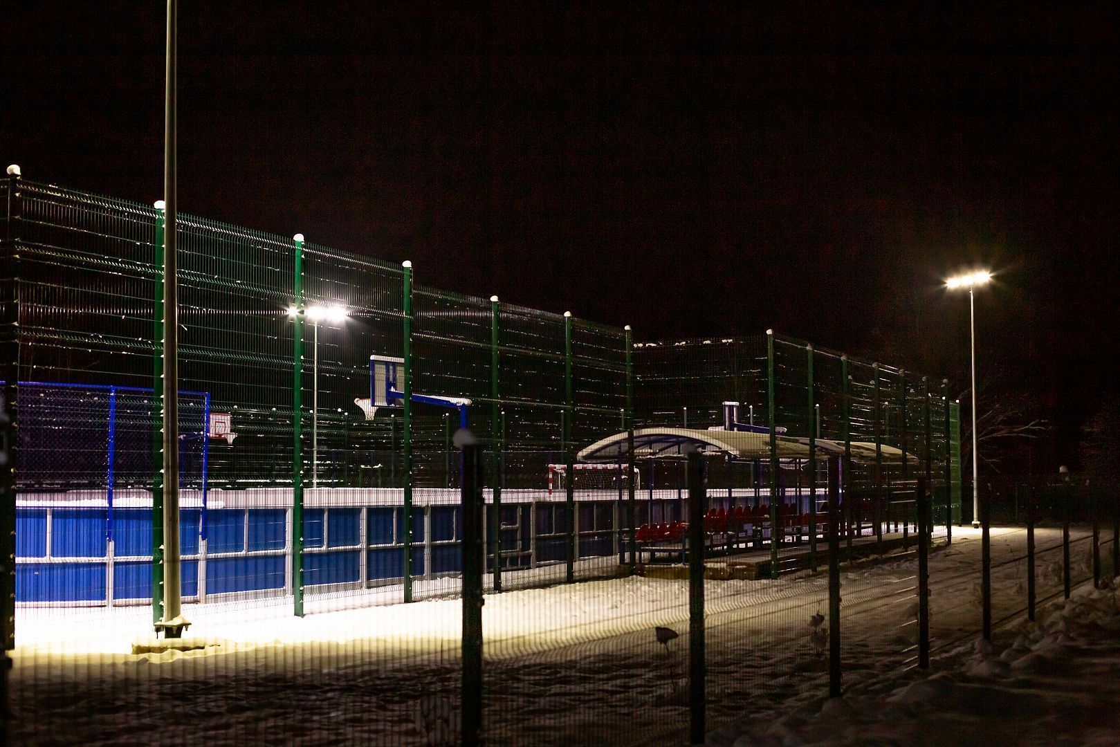 Спортивная площадка - освещение памятника, Калуга, 2020