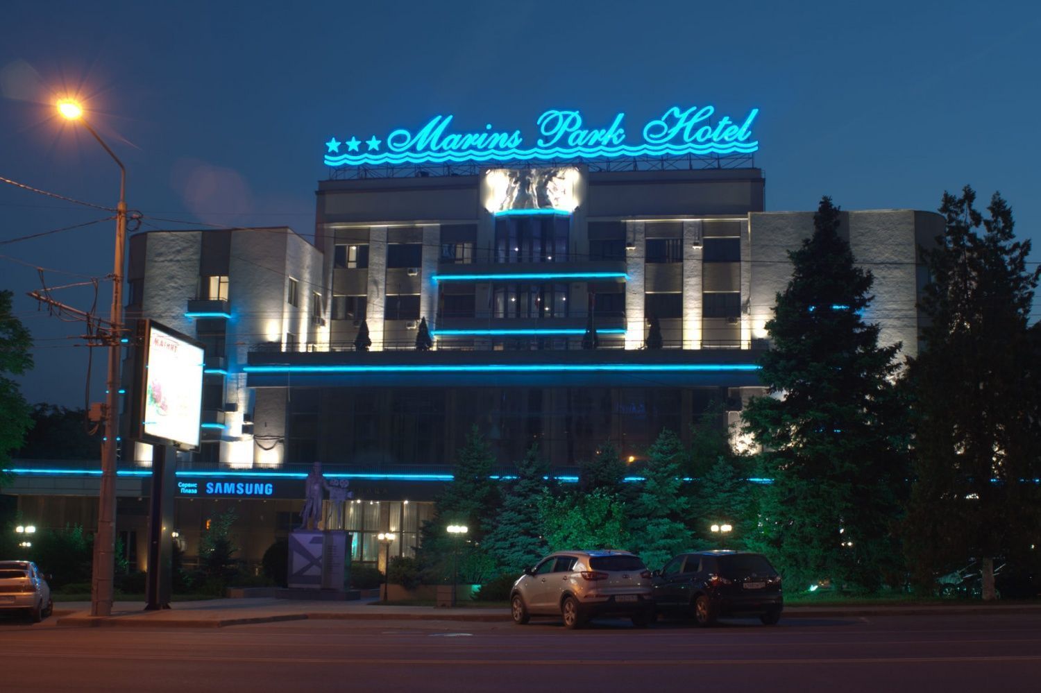 Facade Lighting of "Marins Park Hotel"