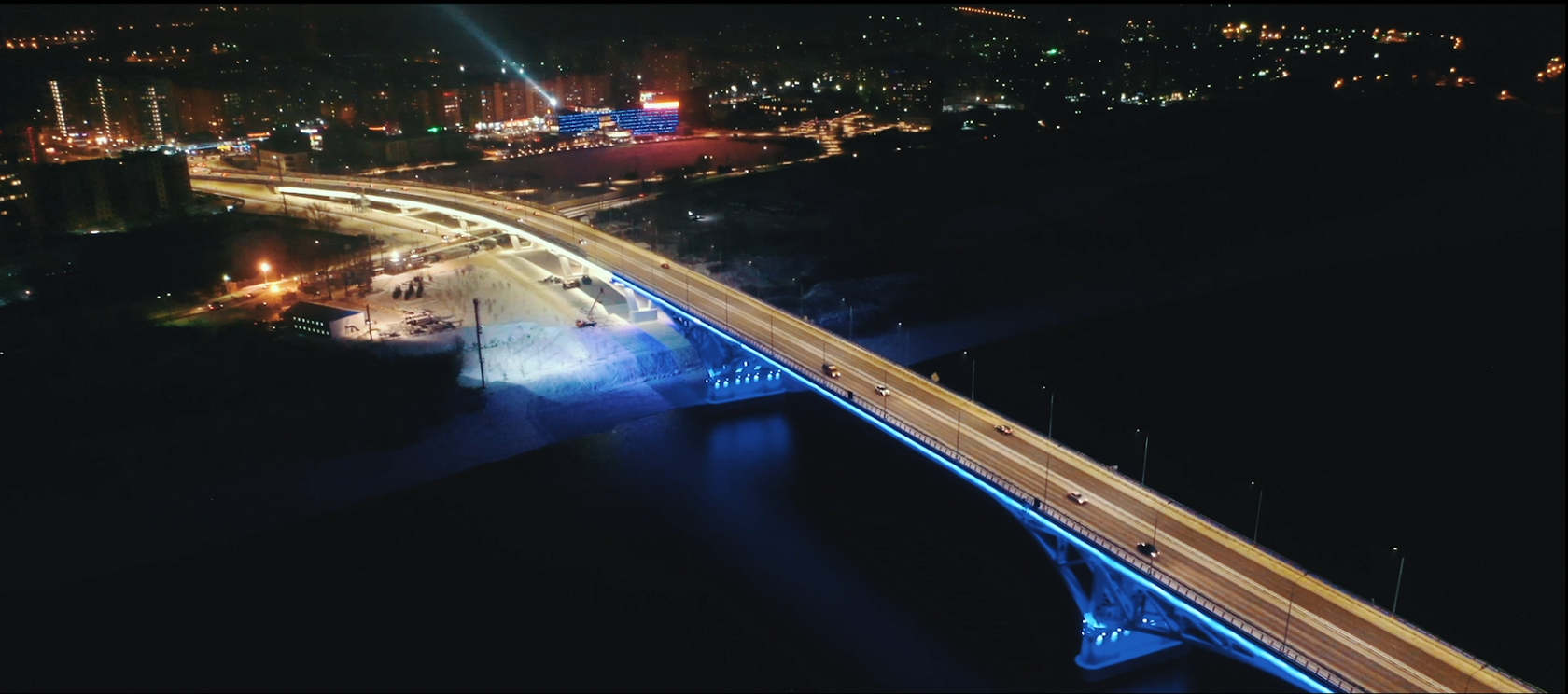 Архитектурное освещение мостов